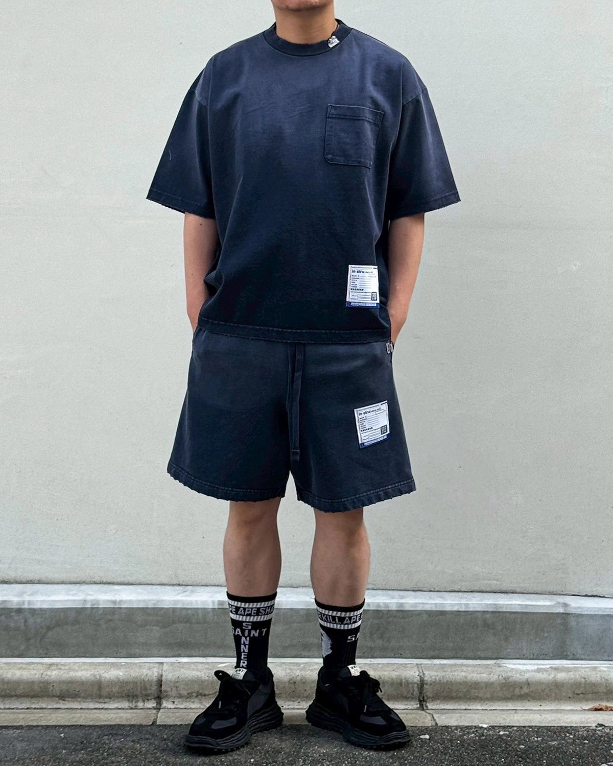 Maison MIHARA YASUHIRO in・stru(men-tal). / DISTRESSED SHORTS (I17SP524)