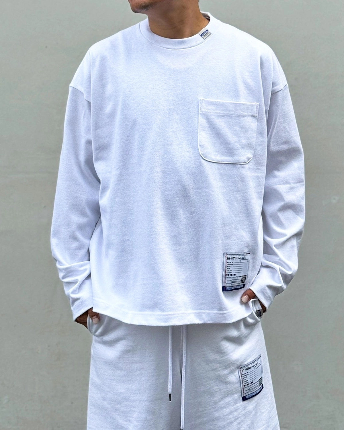 Maison MIHARA YASUHIRO in・stru(men-tal). / Heavy Weight Jersey Pocket Long-sleeve T-shirt (I17LT536)