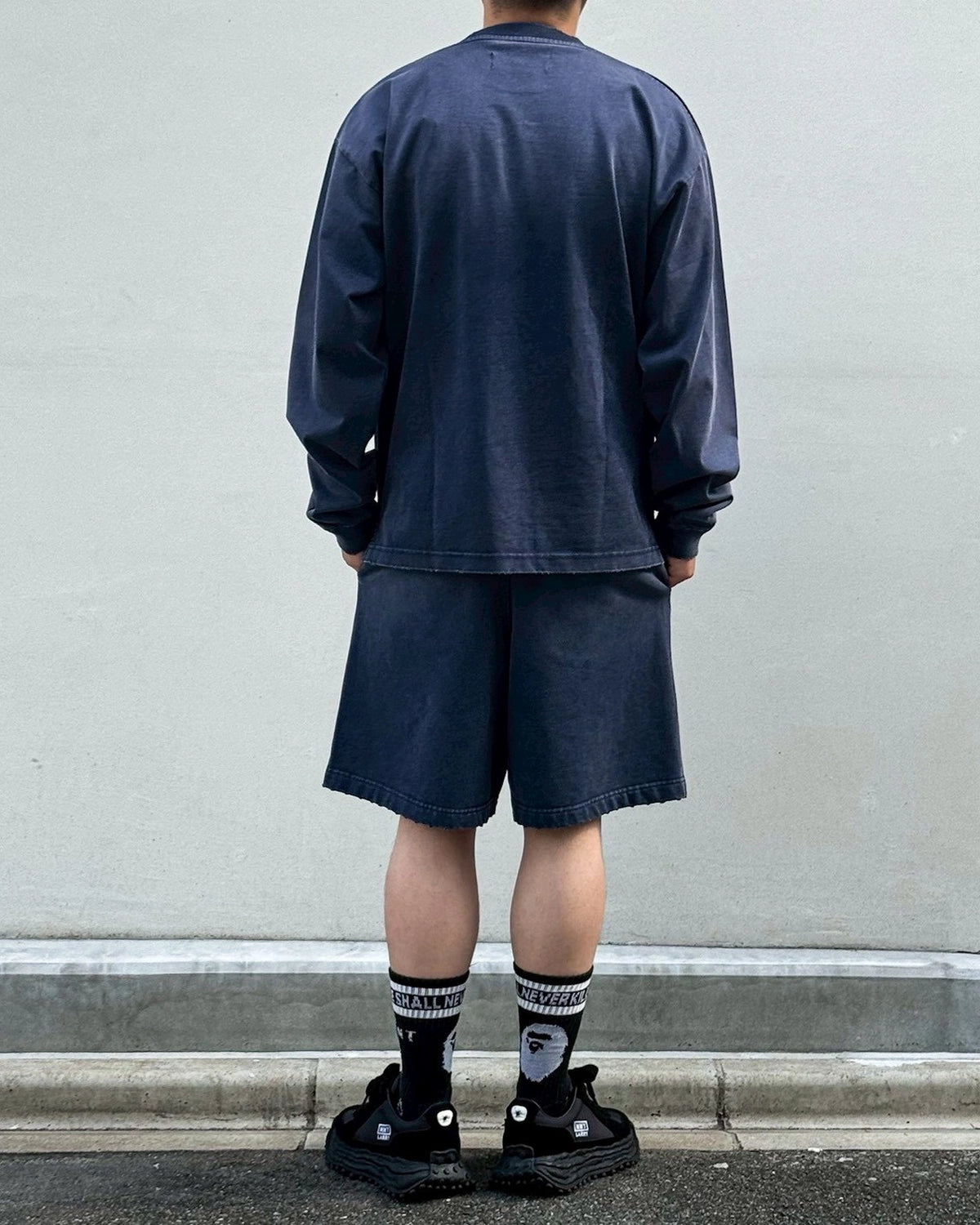 Maison MIHARA YASUHIRO in・stru(men-tal). / Sun Faded Like Distressed Long Sleeve T-Shirt (I17LT525)
