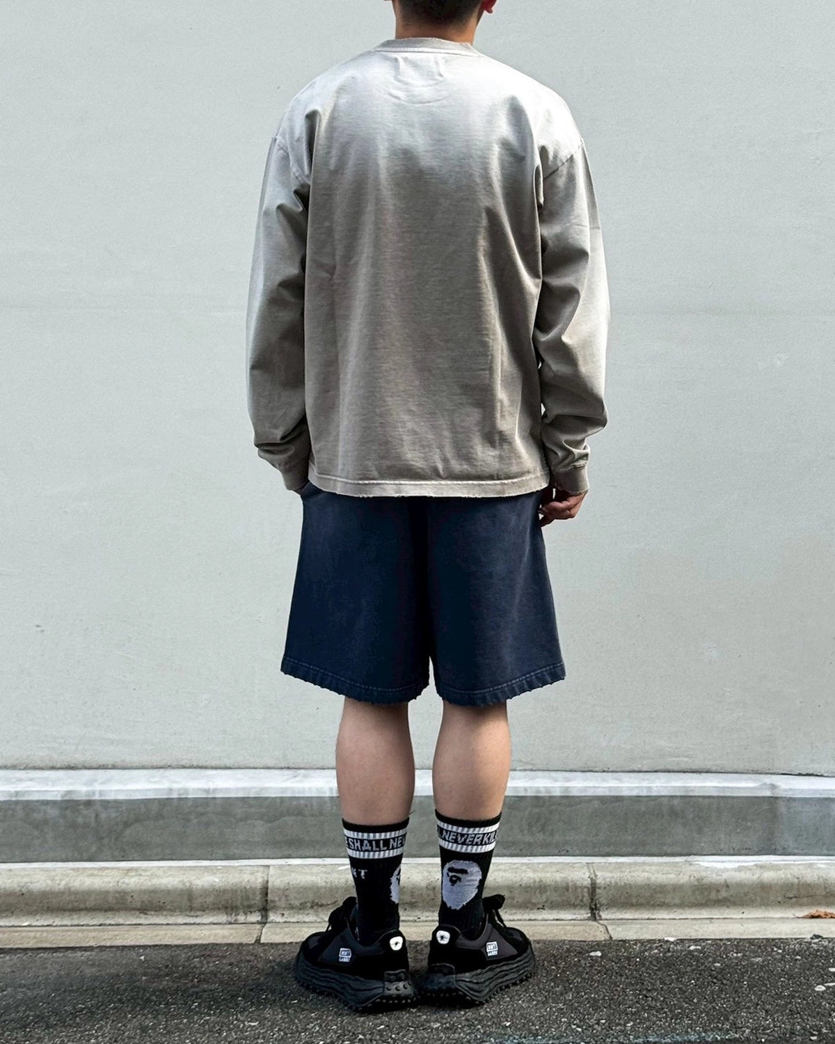 Maison MIHARA YASUHIRO in・stru(men-tal). / Sun Faded Like Distressed Long Sleeve T-Shirt (I17LT525)