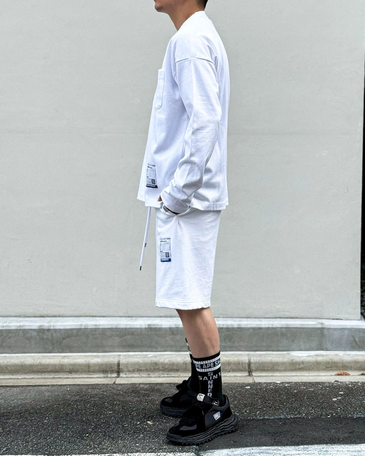 Maison MIHARA YASUHIRO in・stru(men-tal). / Heavy Weight Jersey Pocket Long-sleeve T-shirt (I17LT536)