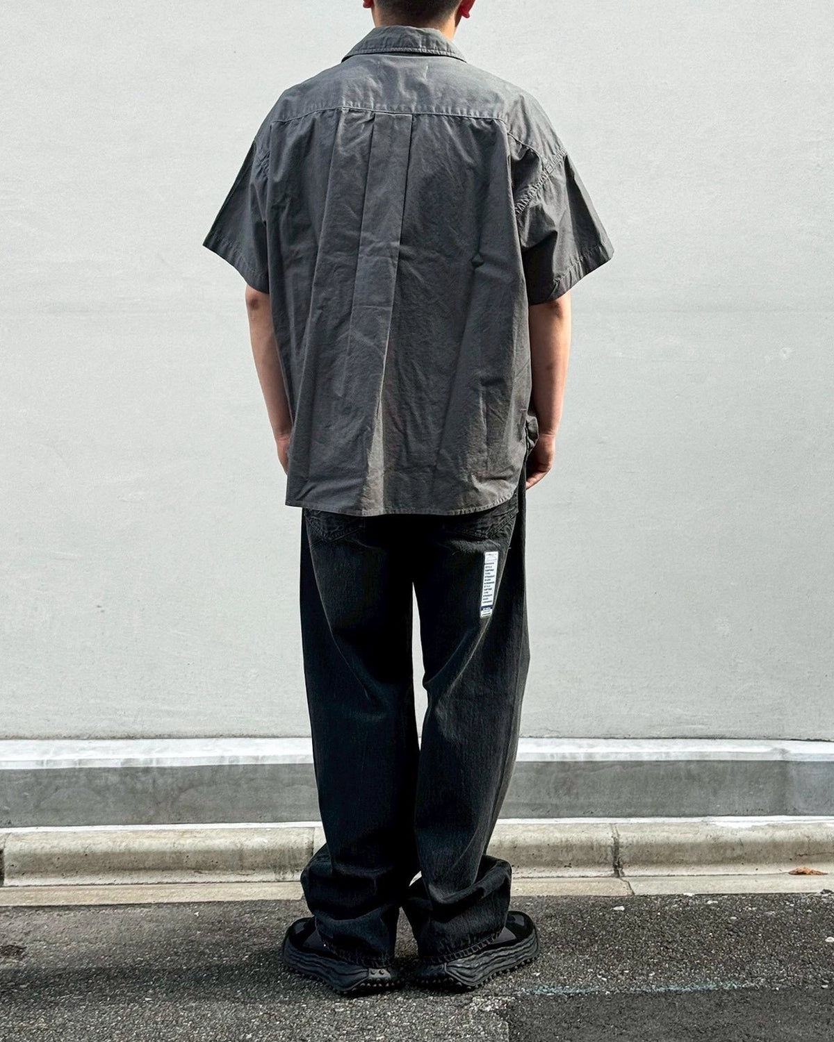 Maison MIHARA YASUHIRO in・stru(men-tal). / OVER DYE SS SHIRTS (I12SH012)
