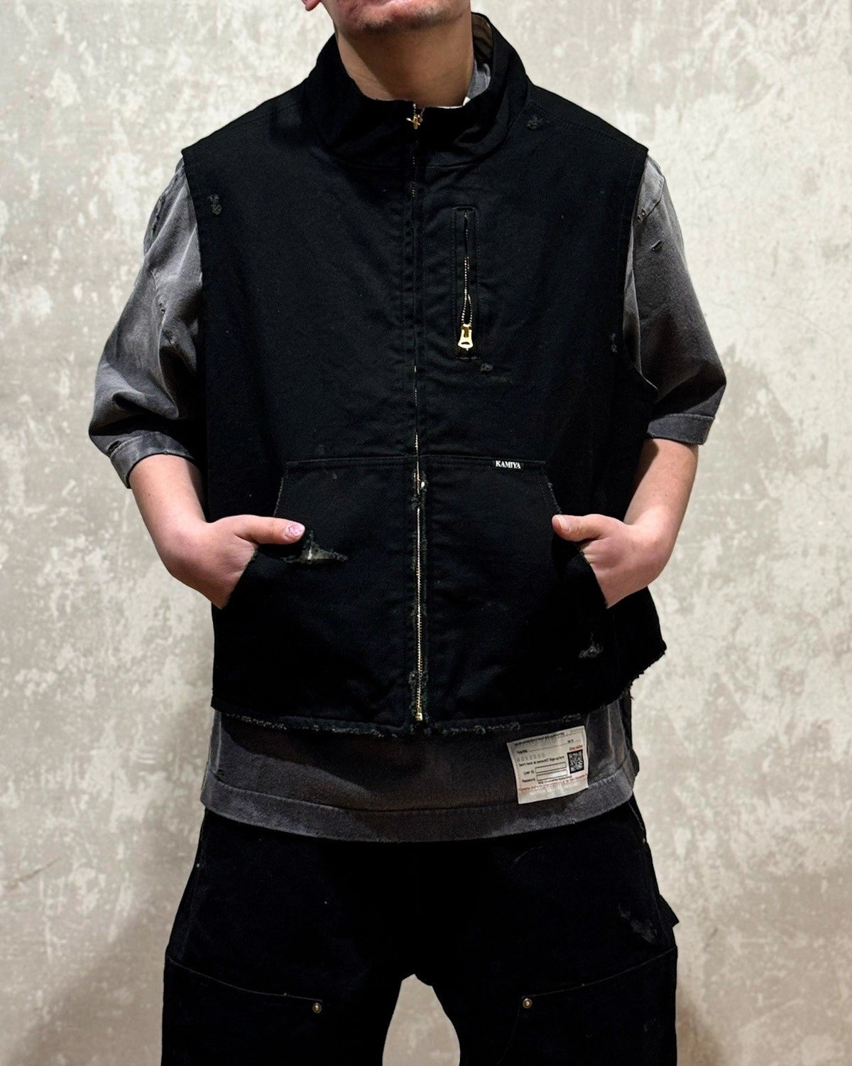 KAMIYA / BORO Duck Vest (G13VT025)