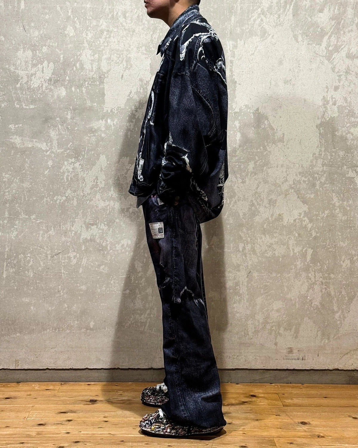 Maison MIHARA YASUHIRO × T.A.T.A / Trompe-l'oeil Archive Printed Jacket (C14BL401)