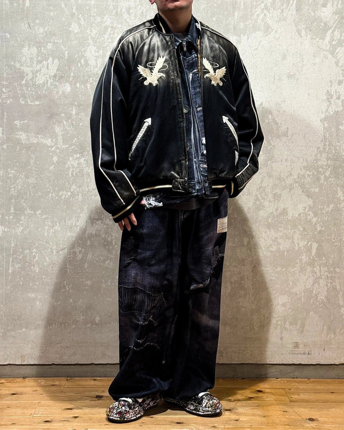 Maison MIHARA YASUHIRO / SOUVENIR JACKET (J14BL141)