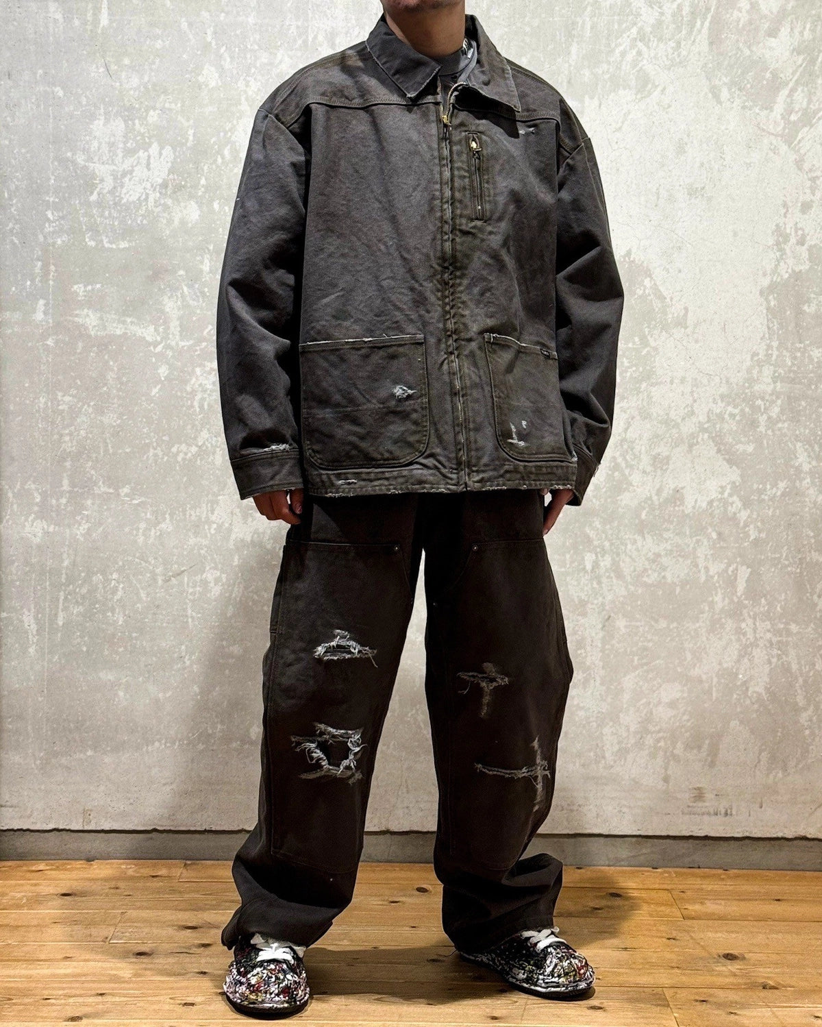 KAMIYA / BORO Duck Jacket (G13JK023)