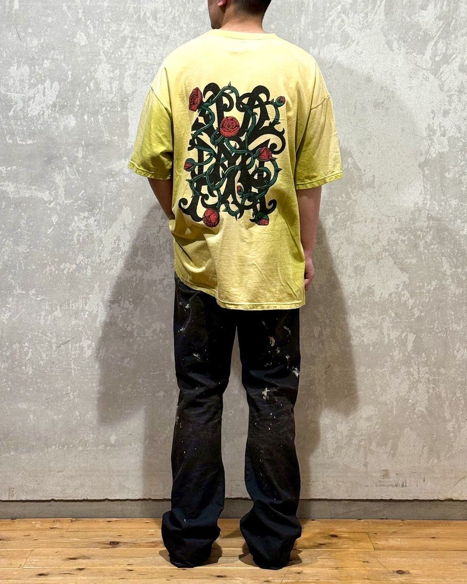 KAMIYA / “KMY-ROSE” Distressed T-shirt (G14TS079)
