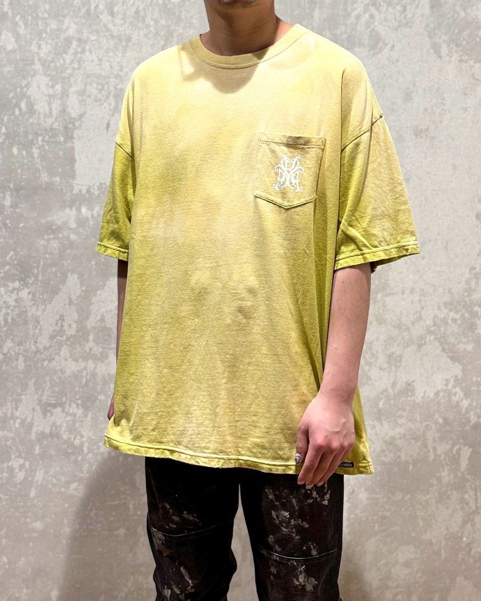 KAMIYA / “KMY-ROSE” Distressed T-shirt (G14TS079)