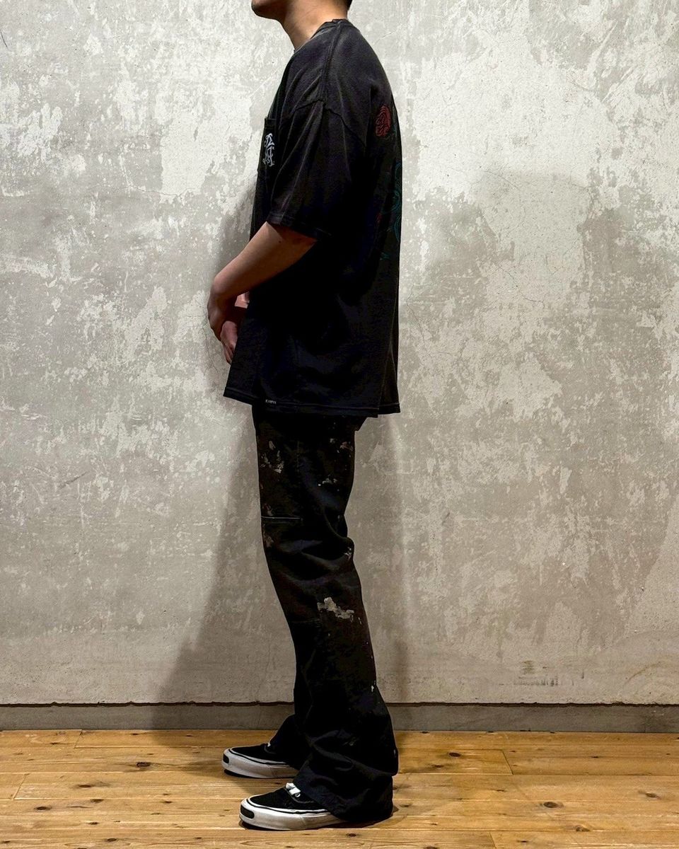 KAMIYA / SERGE PRINT PANTS (G14PT030)