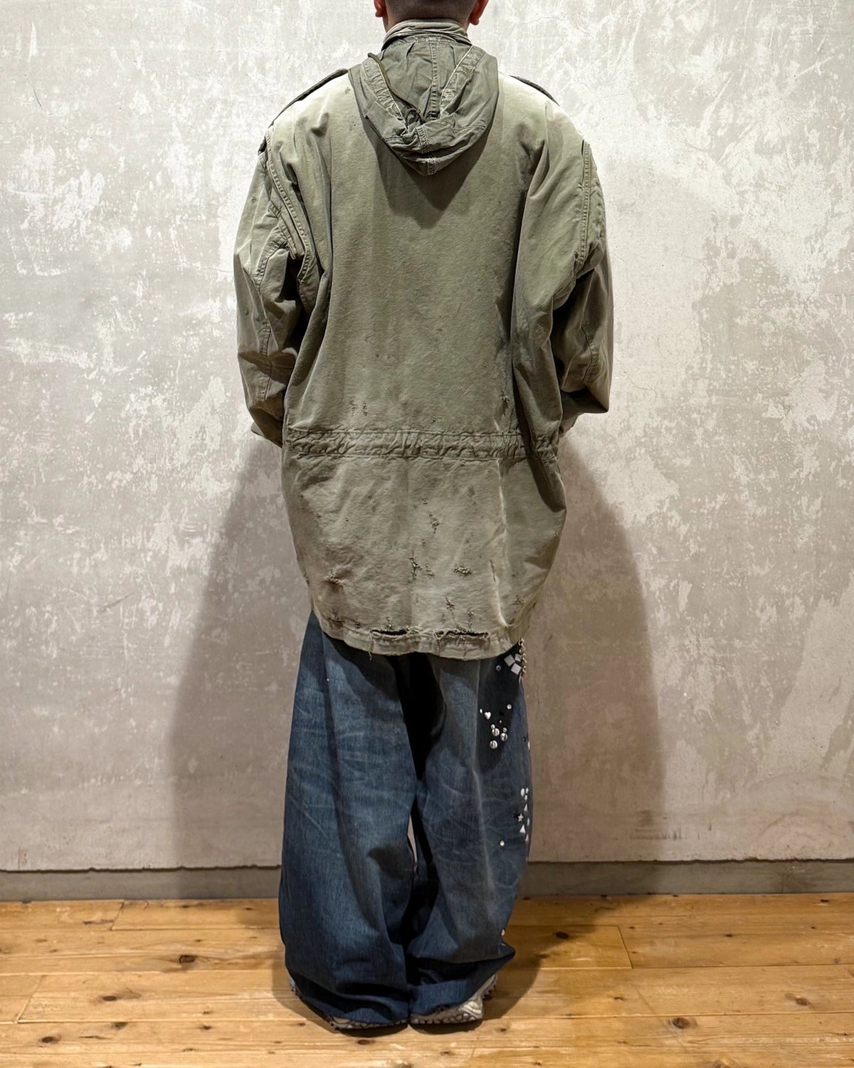 Maison MIHARA YASUHIRO / Distressed Field Jacket (J15BL171)