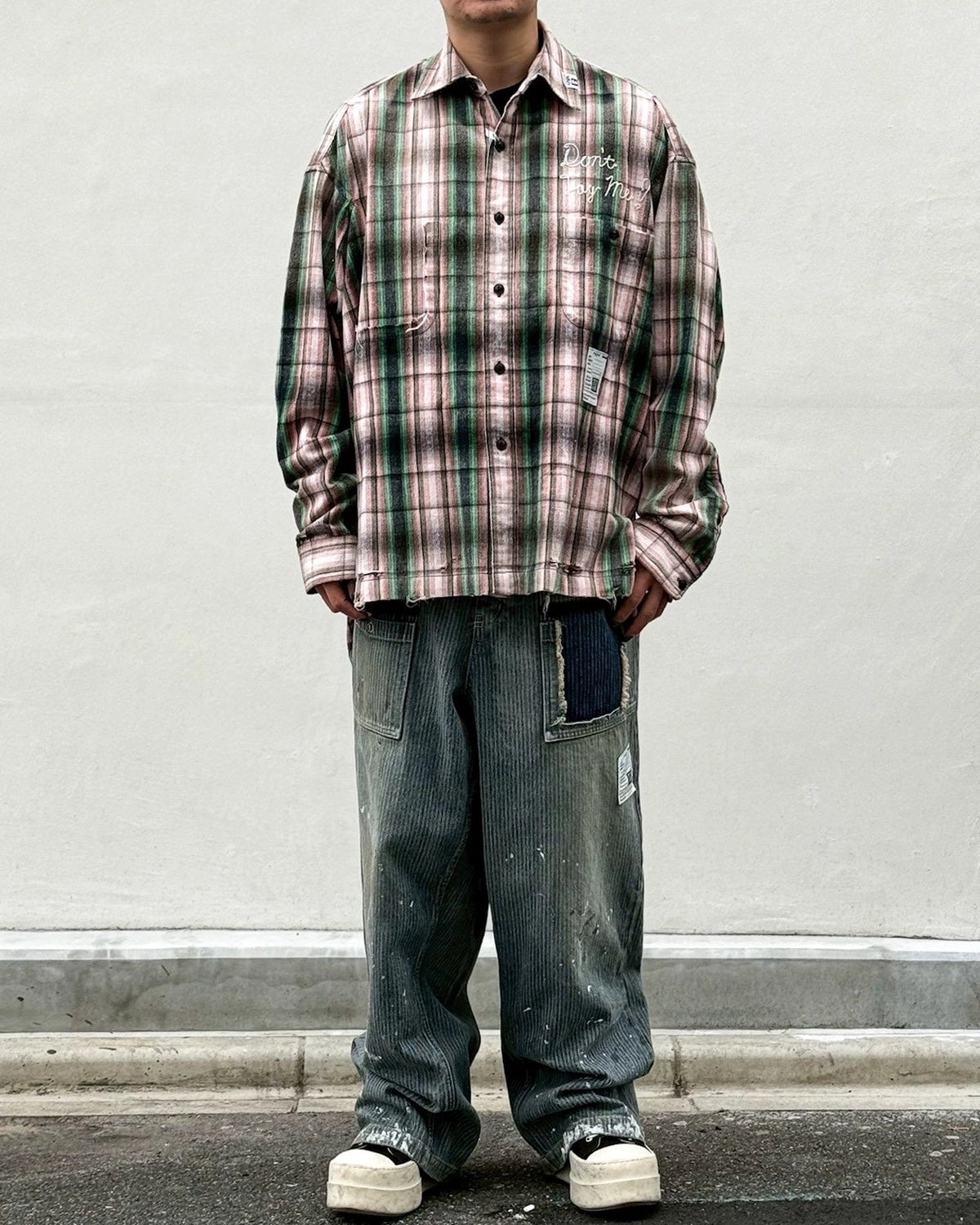 Maison MIHARA YASUHIRO / VINTAGE LIKE CHECK SHIRTS (J16SH181)