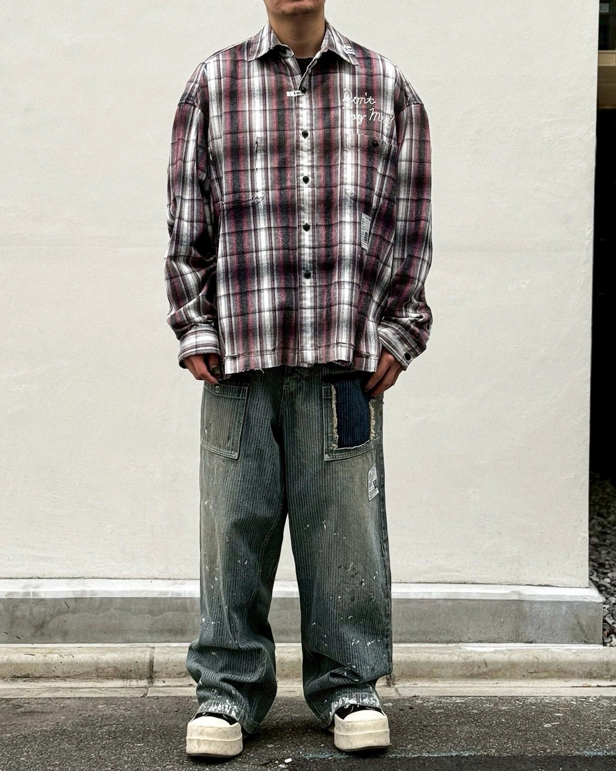 Maison MIHARA YASUHIRO / VINTAGE LIKE CHECK SHIRTS (J16SH181)