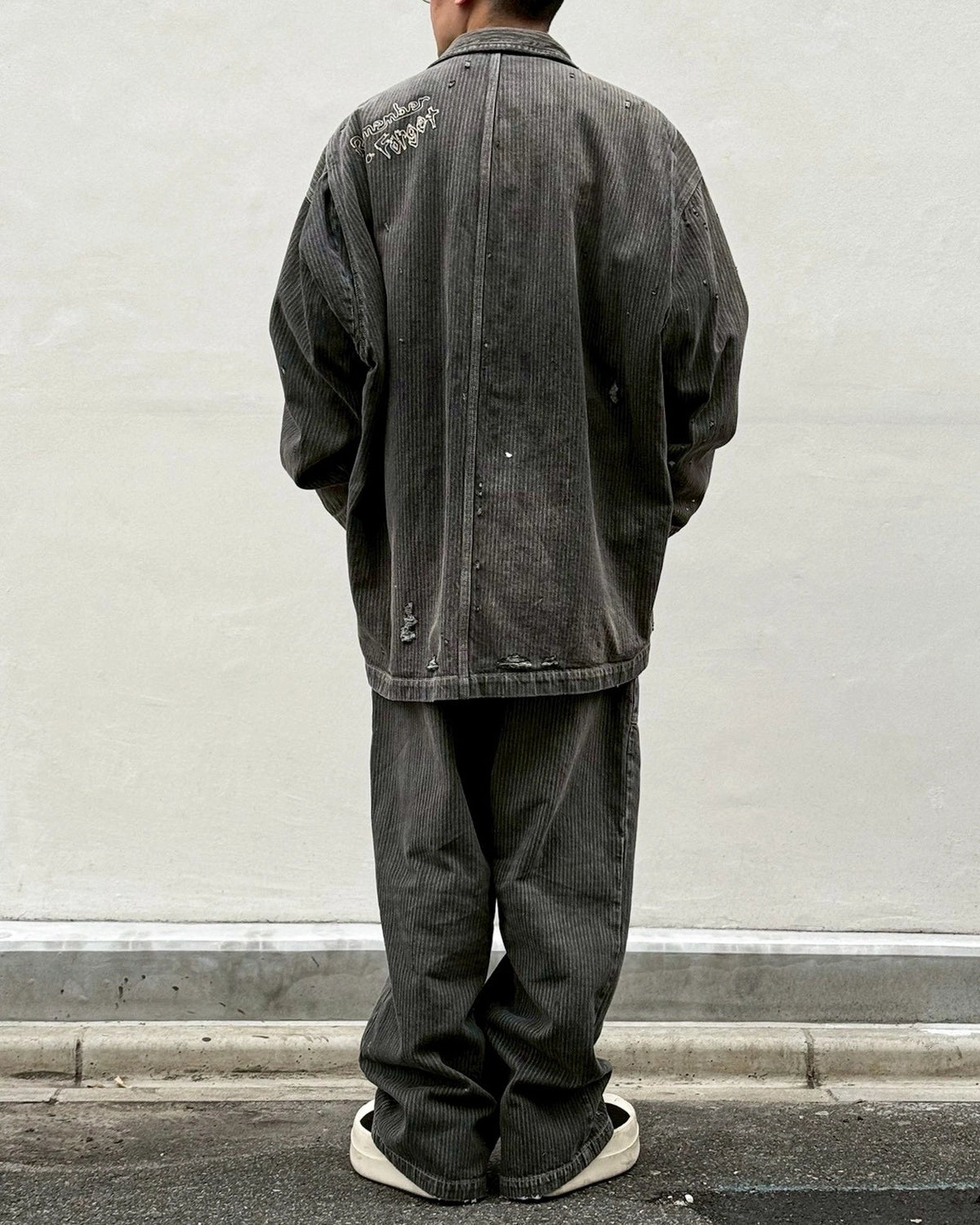 Maison MIHARA YASUHIRO / STRIPE DENIM JACKET (J16BL127)