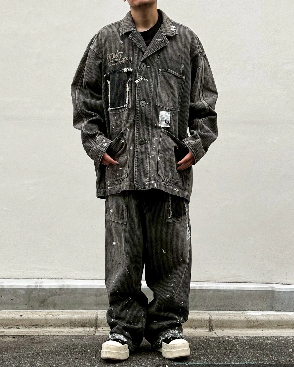 Maison MIHARA YASUHIRO / STRIPE DENIM JACKET (J16BL127)