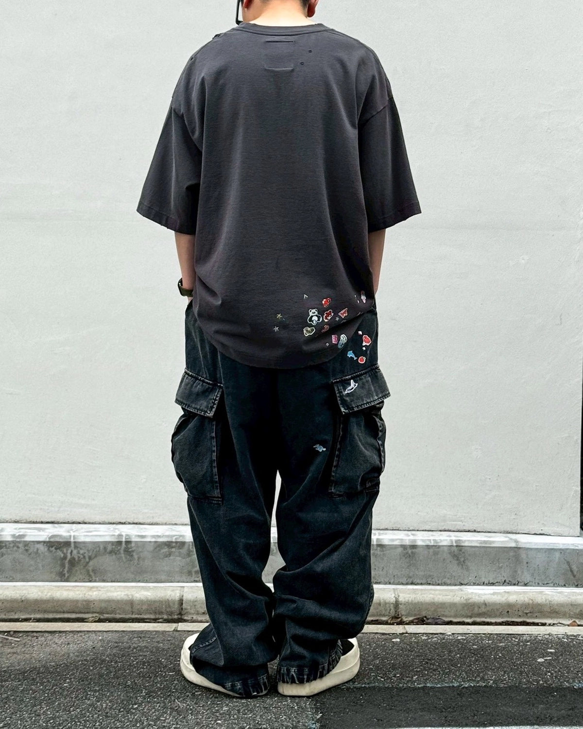 Maison MIHARA YASUHIRO / Kids Sticker Printed Military Pants -Women's- (K16PT351)