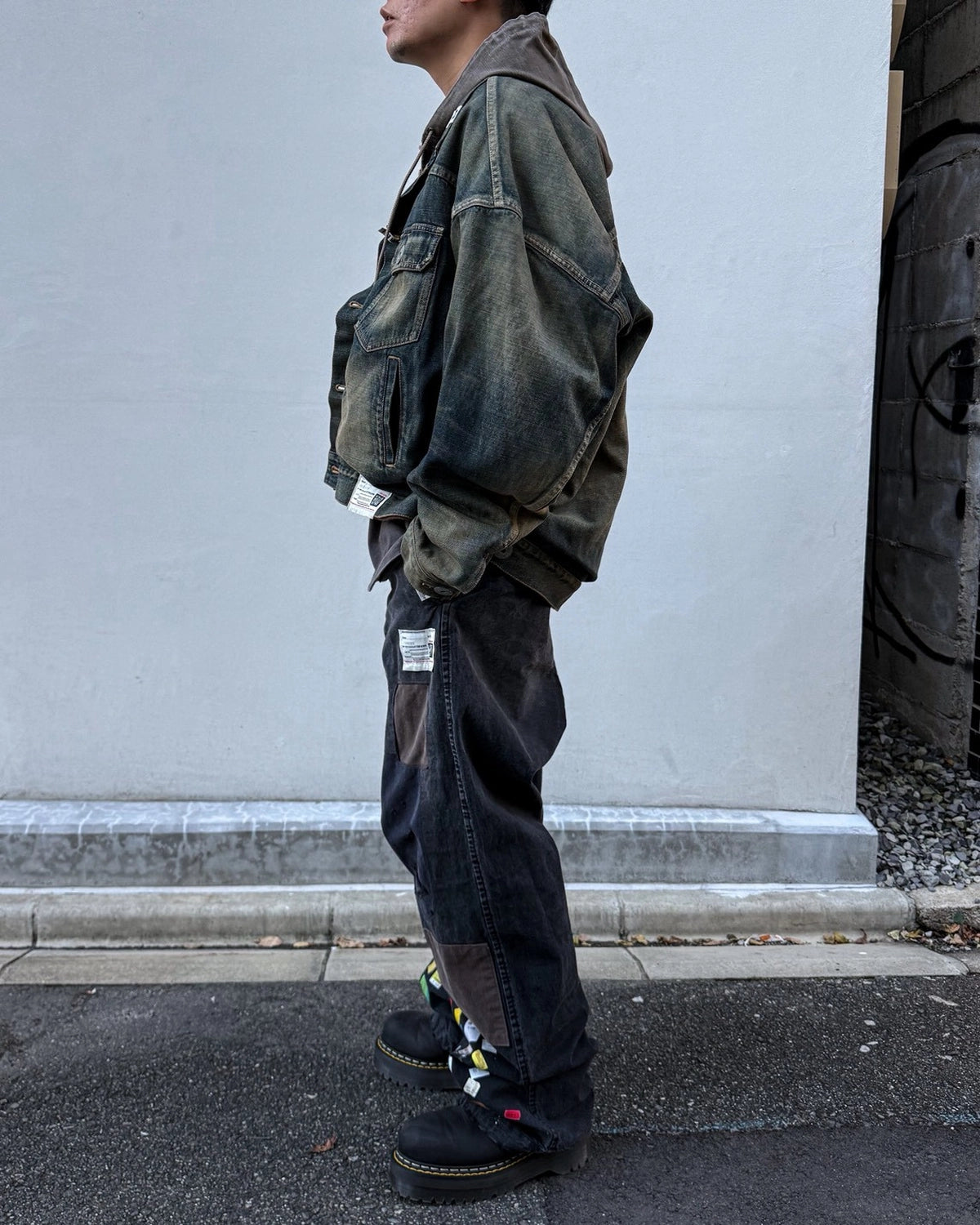 Maison MIHARA YASUHIRO / Shifted Layer Denim Jacket (A17BL023)