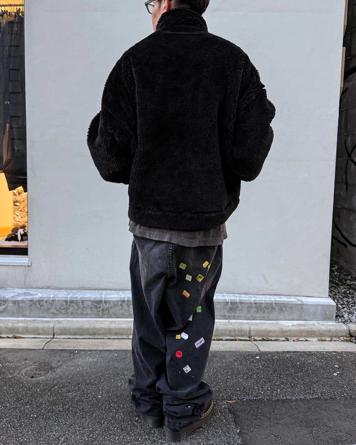Maison MIHARA YASUHIRO / WIDE BACK BOA BLOUSON (J17BL751)