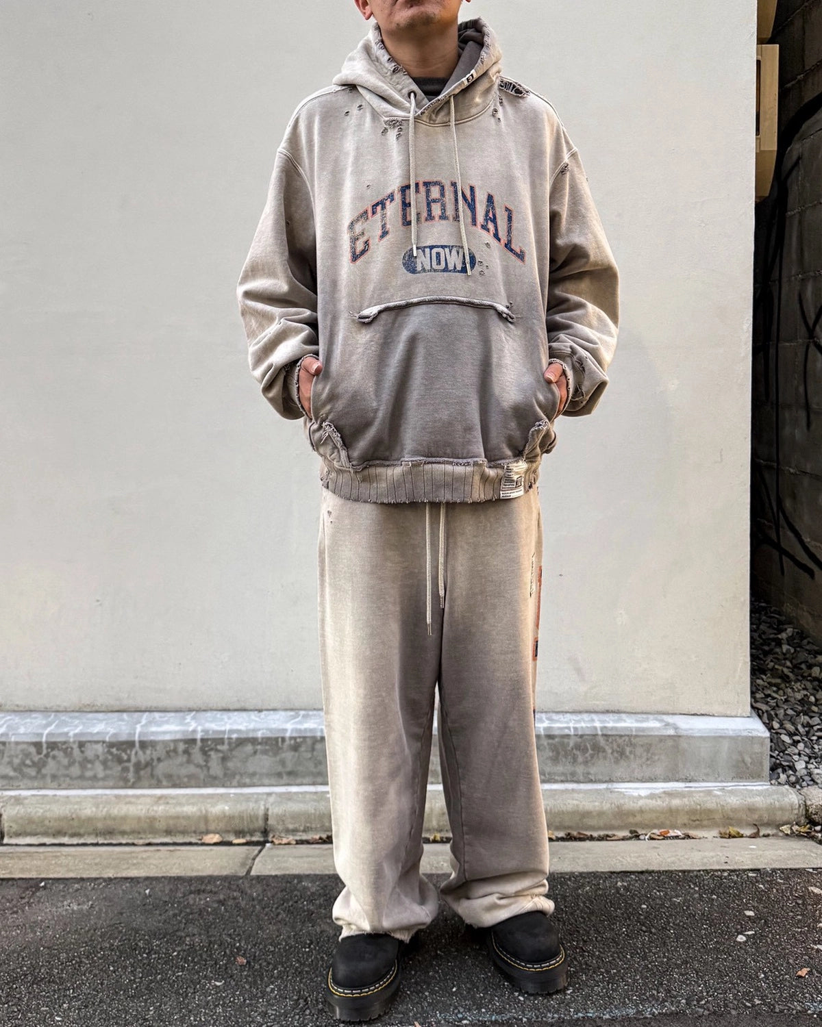 Maison MIHARA YASUHIRO / Sun Faded Like Sweat Pants (J17PT724)