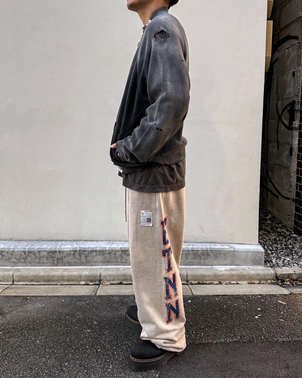 Maison MIHARA YASUHIRO / Sun Faded Like Knit Cardigan (J17CD701)
