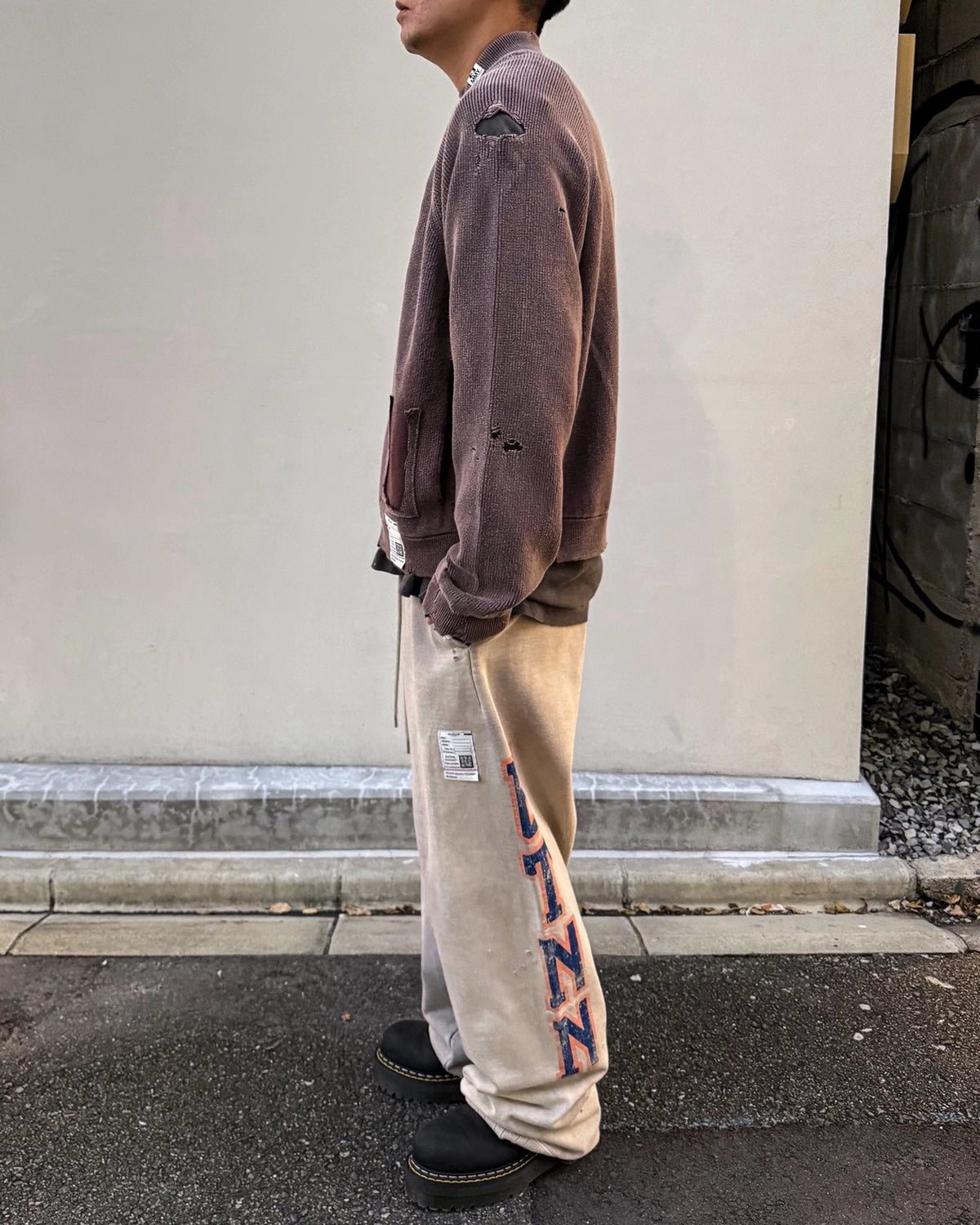 Maison MIHARA YASUHIRO / Sun Faded Like Knit Cardigan (J17CD701)