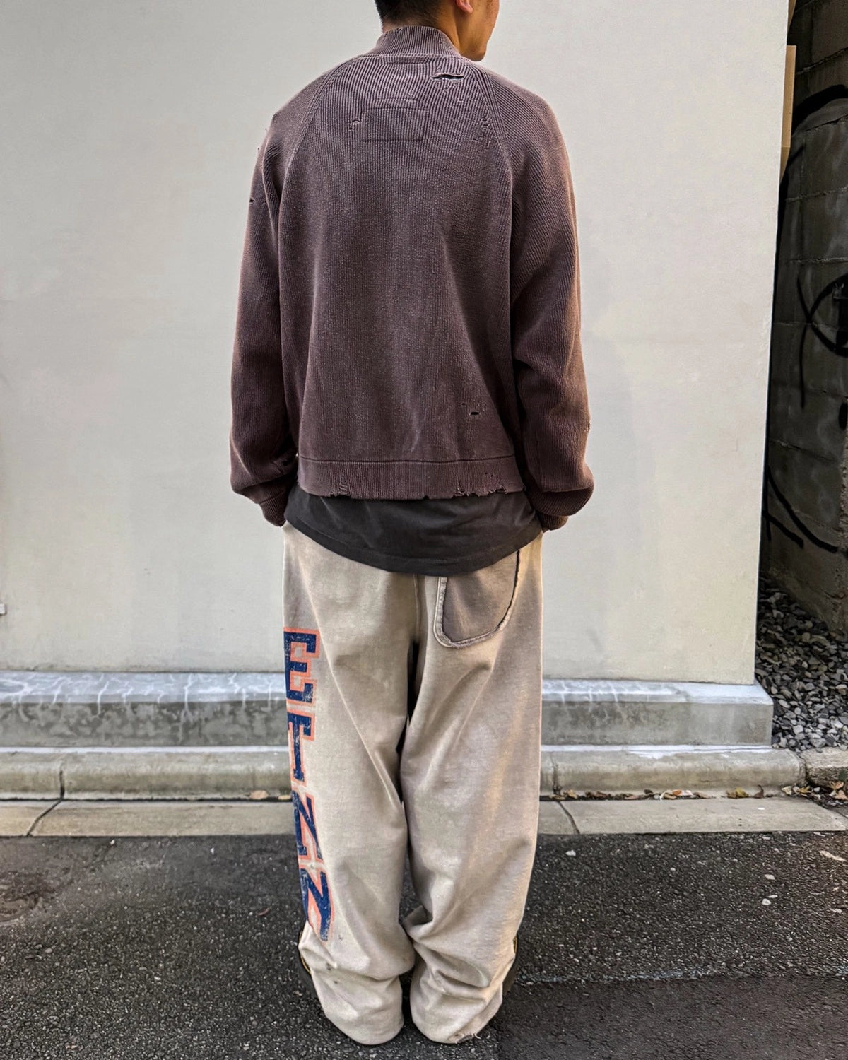 Maison MIHARA YASUHIRO / Sun Faded Like Knit Cardigan (J17CD701)