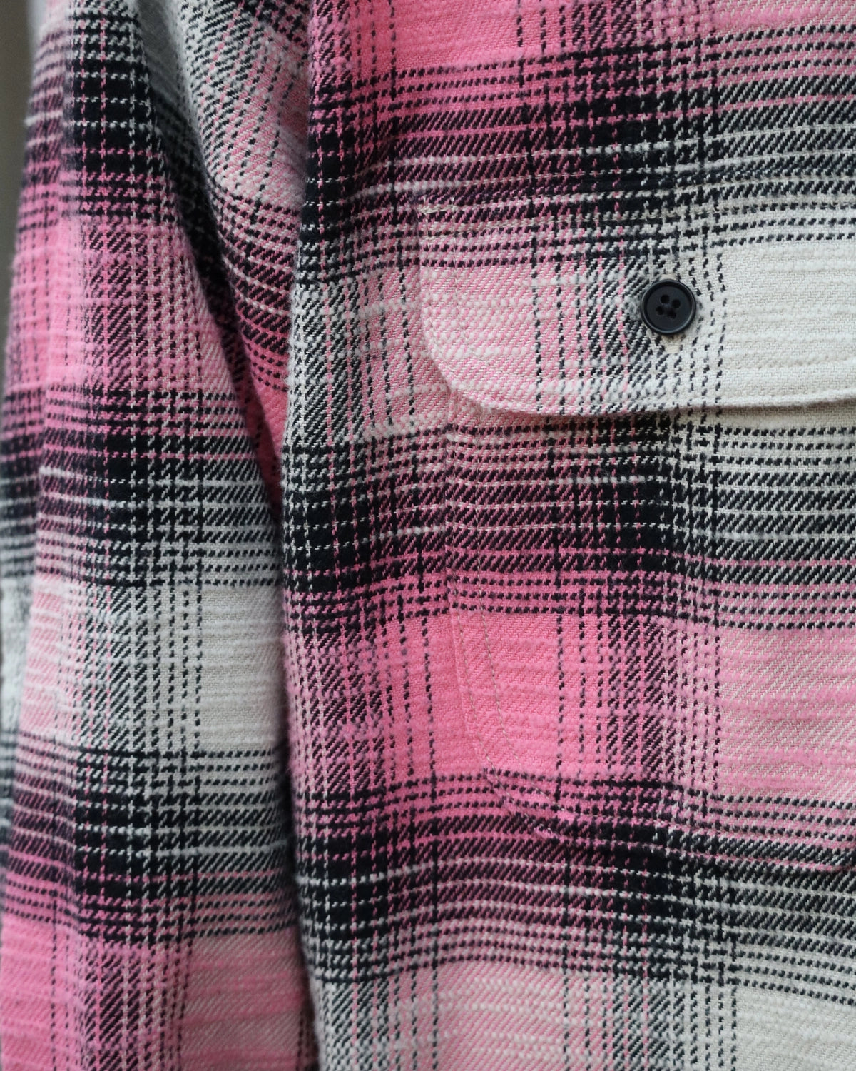 MINEDENIM / Heavy Cotton Flannel Ombre Work Shirt (MDFBF09503)