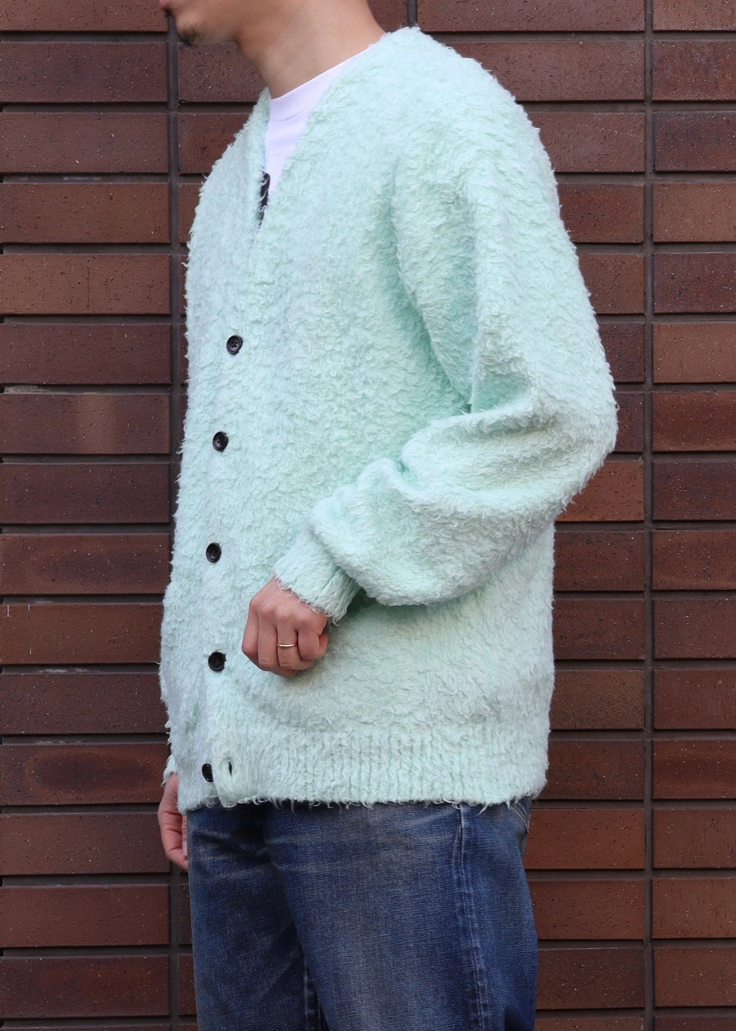 MINEDENIM  / Shaggy Cotton Knit Cardigan (2502-6001)