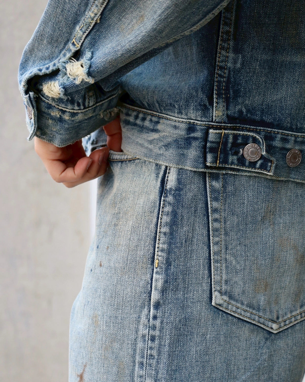 MINEDENIM × MARVIN / “Andy Print” Denim Trucker Jacket USD (MND-MRV007)