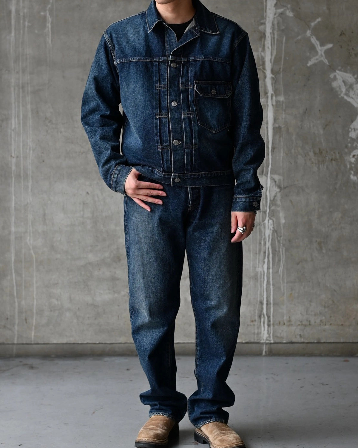 MINEDENIM  / Denim Classic Trucker Jacket TYPE-1 (MDFBF08801)