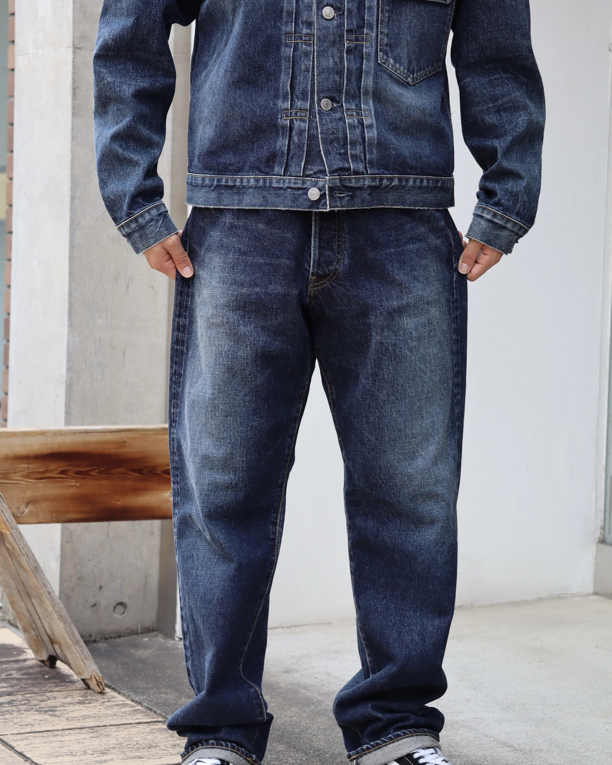 MINEDENIM / S.Denim Regular Straight Jeans (MDFBF08102)