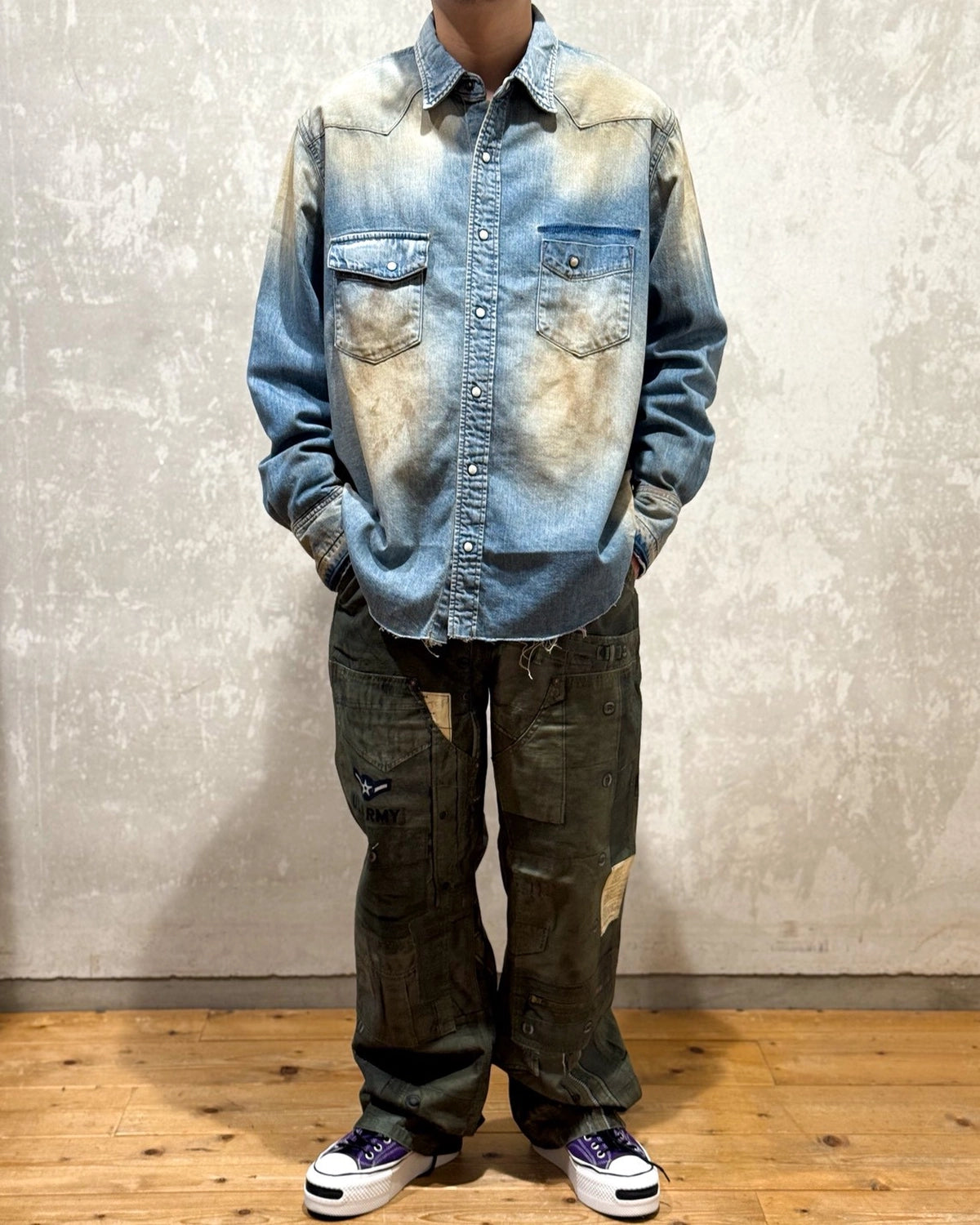 MIYAGIHIDETAKA -Rafu- / Military Work Pants (MH031)