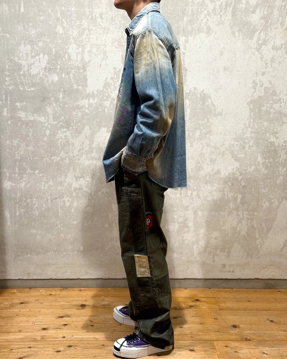 MIYAGIHIDETAKA -Rafu- / Military Work Pants (MH031)