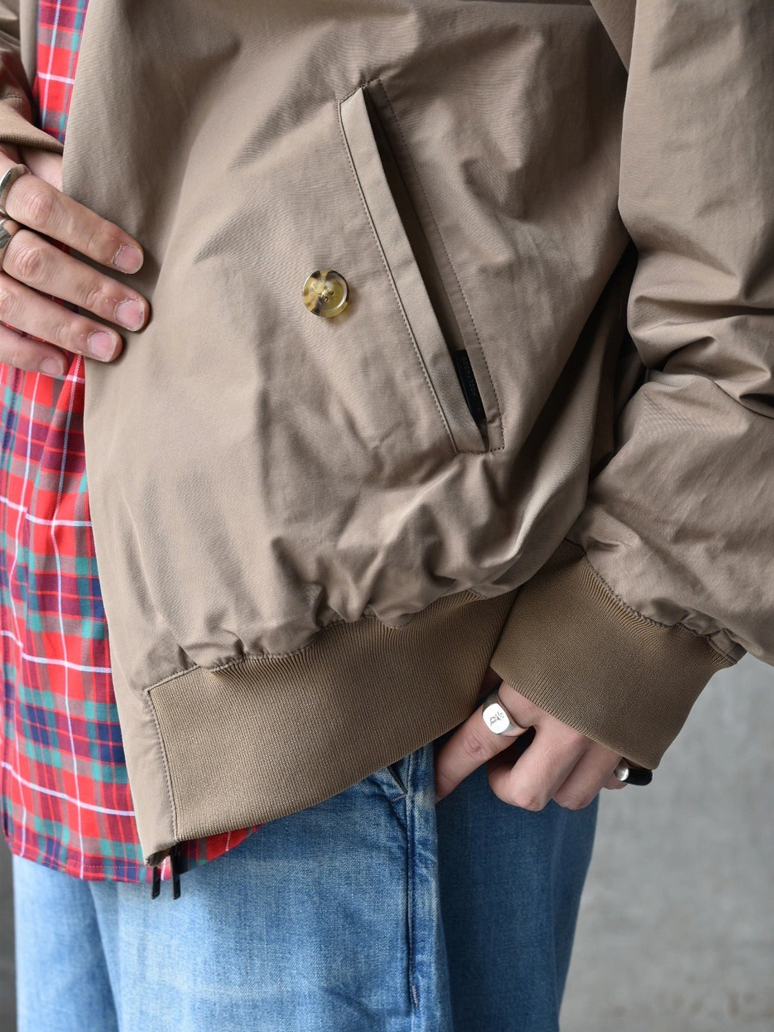 N.HOOLYWOOD COMPILE × BARACUTA / REVERSIBLE HARRINGTON JACKET (2252-BL80-045)