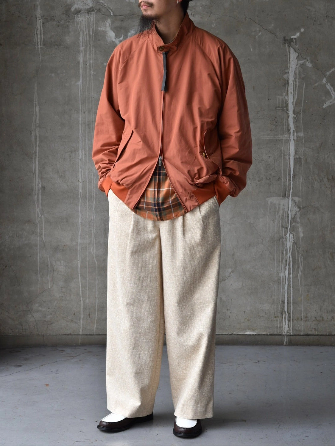 N.HOOLYWOOD COMPILE × BARACUTA / REVERSIBLE HARRINGTON JACKET (2252-BL80-045)