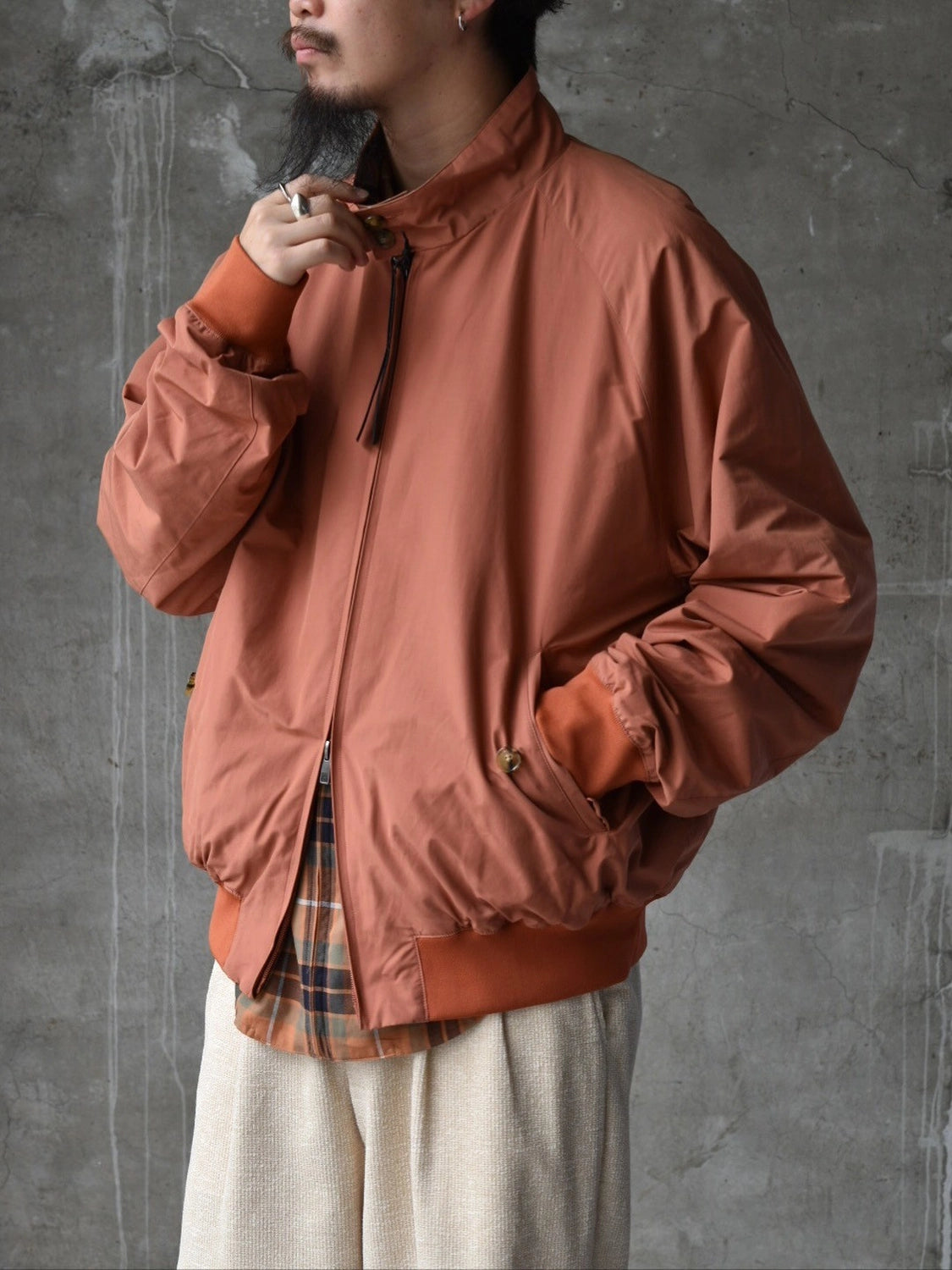 N.HOOLYWOOD COMPILE × BARACUTA / REVERSIBLE HARRINGTON JACKET (2252-BL80-045)
