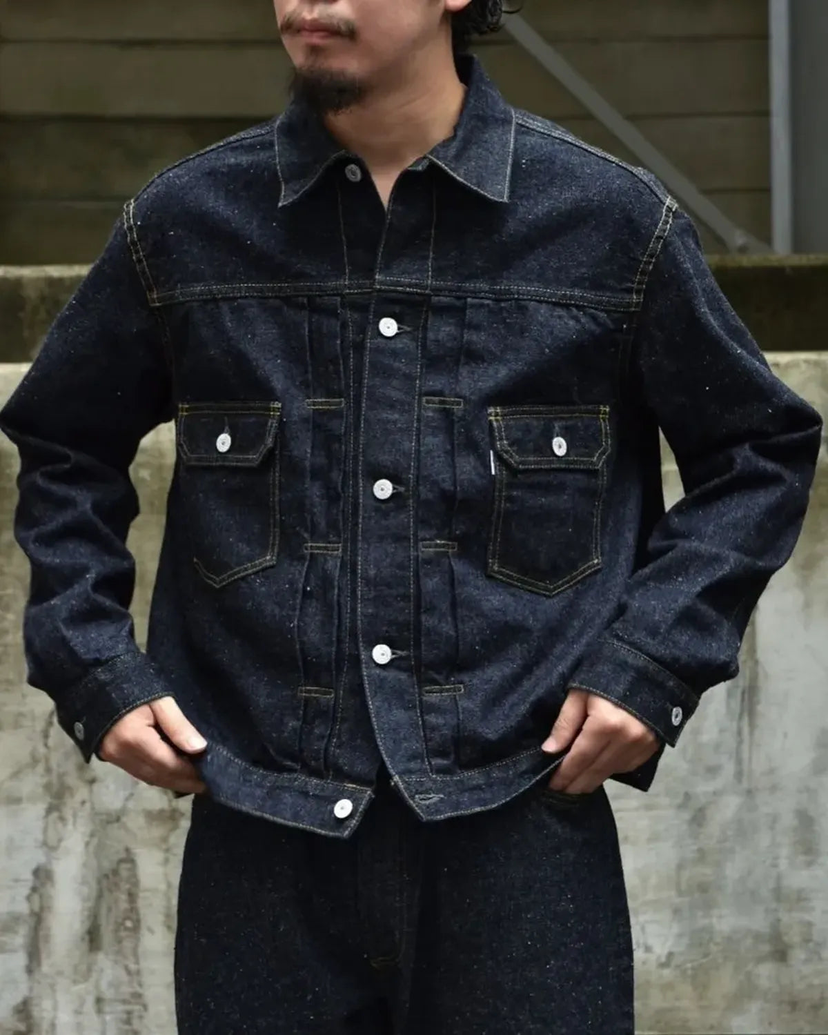 New Manual / #006 LV 2nd T-BACK JACKET ONE-WASHED