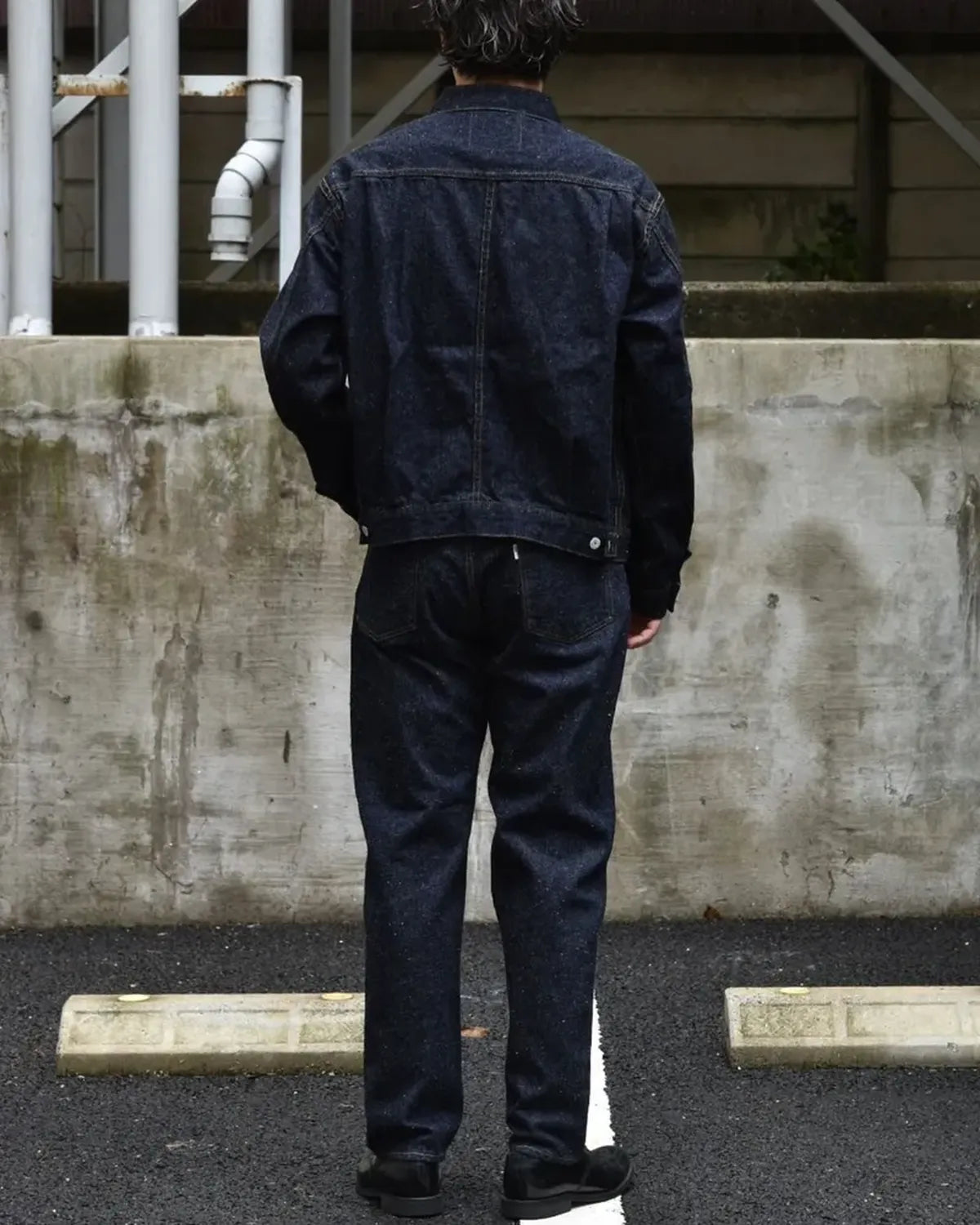 New Manual / #006 LV 2nd T-BACK JACKET ONE-WASHED