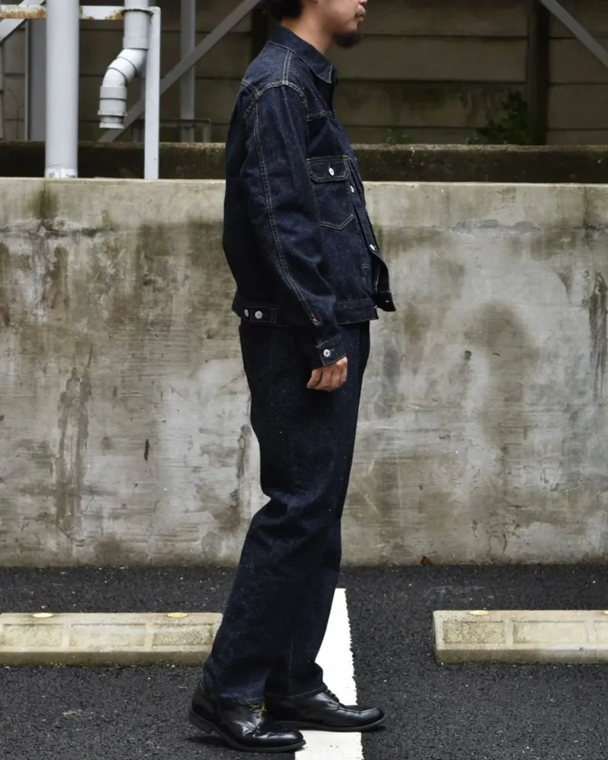 New Manual / #006 LV 2nd T-BACK JACKET ONE-WASHED