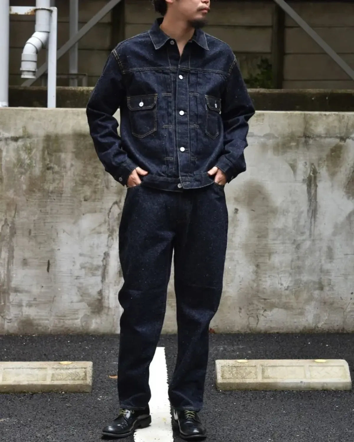 New Manual / #006 LV 2nd T-BACK JACKET ONE-WASHED