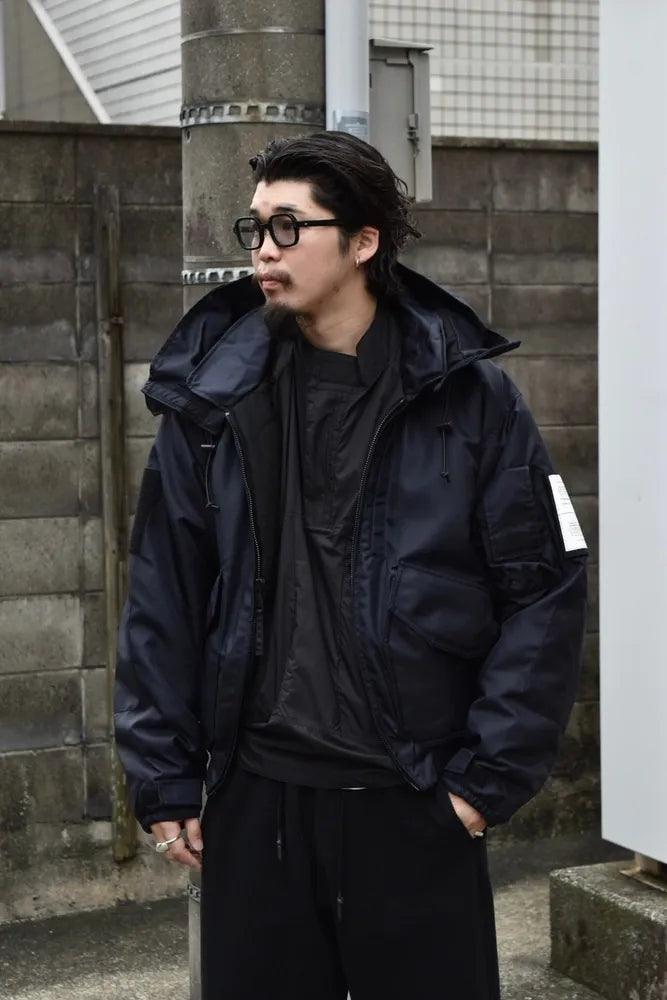 N.HOOLYWOOD TEST PRODUCT EXCHANGE SERVICE  / × ALPHA INDUSTRIES  MILITARY BLOUSON (9242-BL07-013)