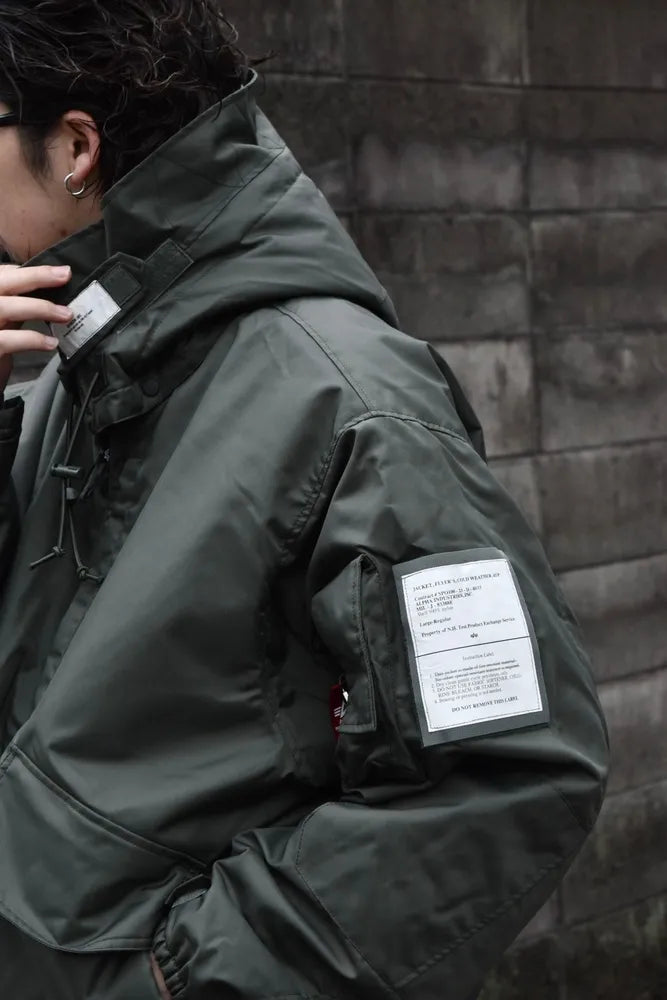 N.HOOLYWOOD TEST PRODUCT EXCHANGE SERVICE  / × ALPHA INDUSTRIES  MILITARY BLOUSON (9242-BL07-013)