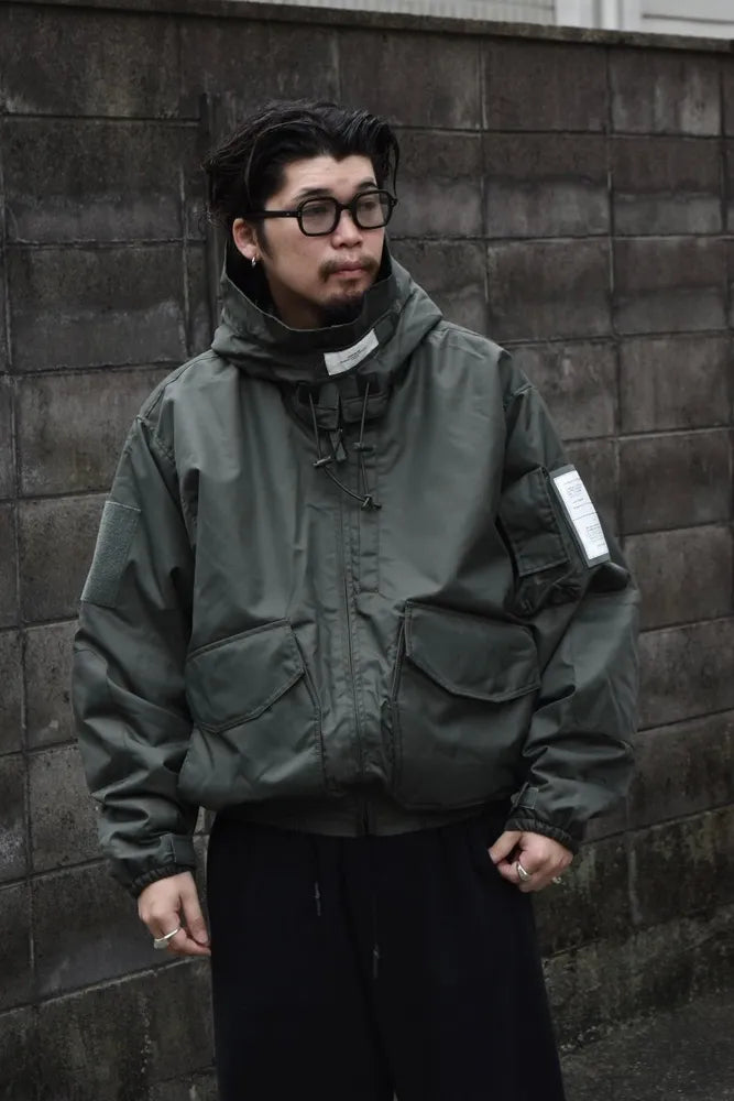 N.HOOLYWOOD TEST PRODUCT EXCHANGE SERVICE  / × ALPHA INDUSTRIES  MILITARY BLOUSON (9242-BL07-013)