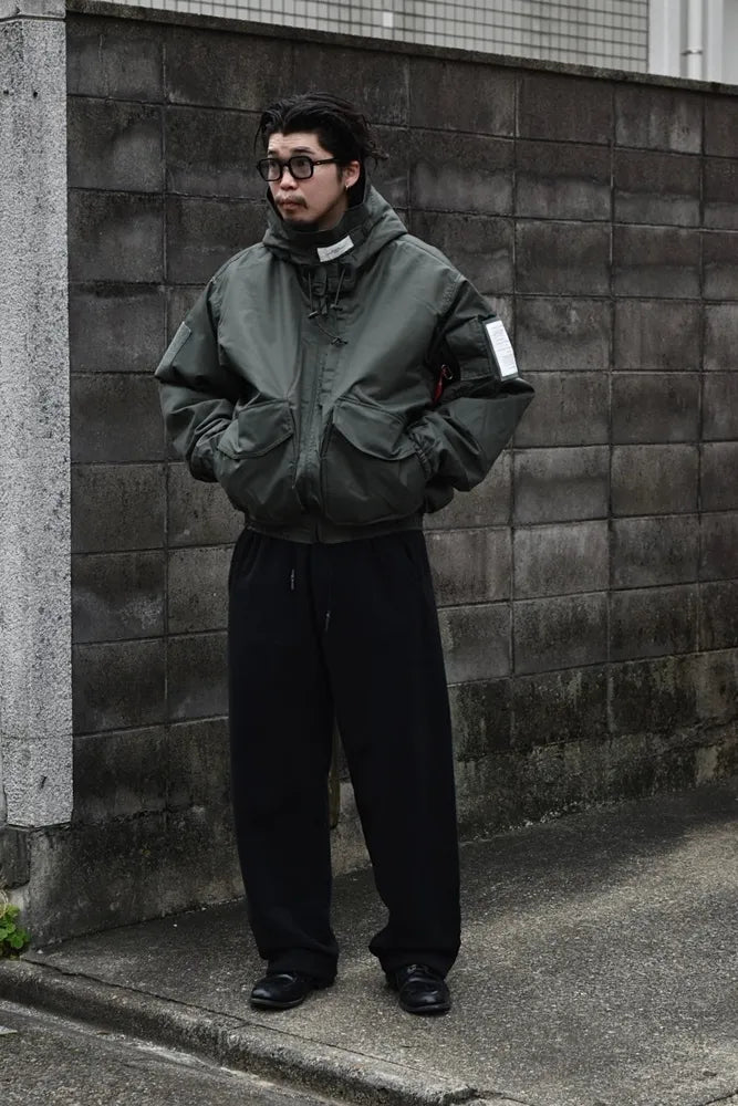 N.HOOLYWOOD TEST PRODUCT EXCHANGE SERVICE  / × ALPHA INDUSTRIES  MILITARY BLOUSON (9242-BL07-013)