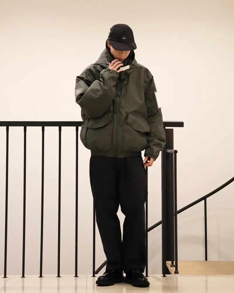 N.HOOLYWOOD TEST PRODUCT EXCHANGE SERVICE  / × ALPHA INDUSTRIES  MILITARY BLOUSON (9242-BL07-013)