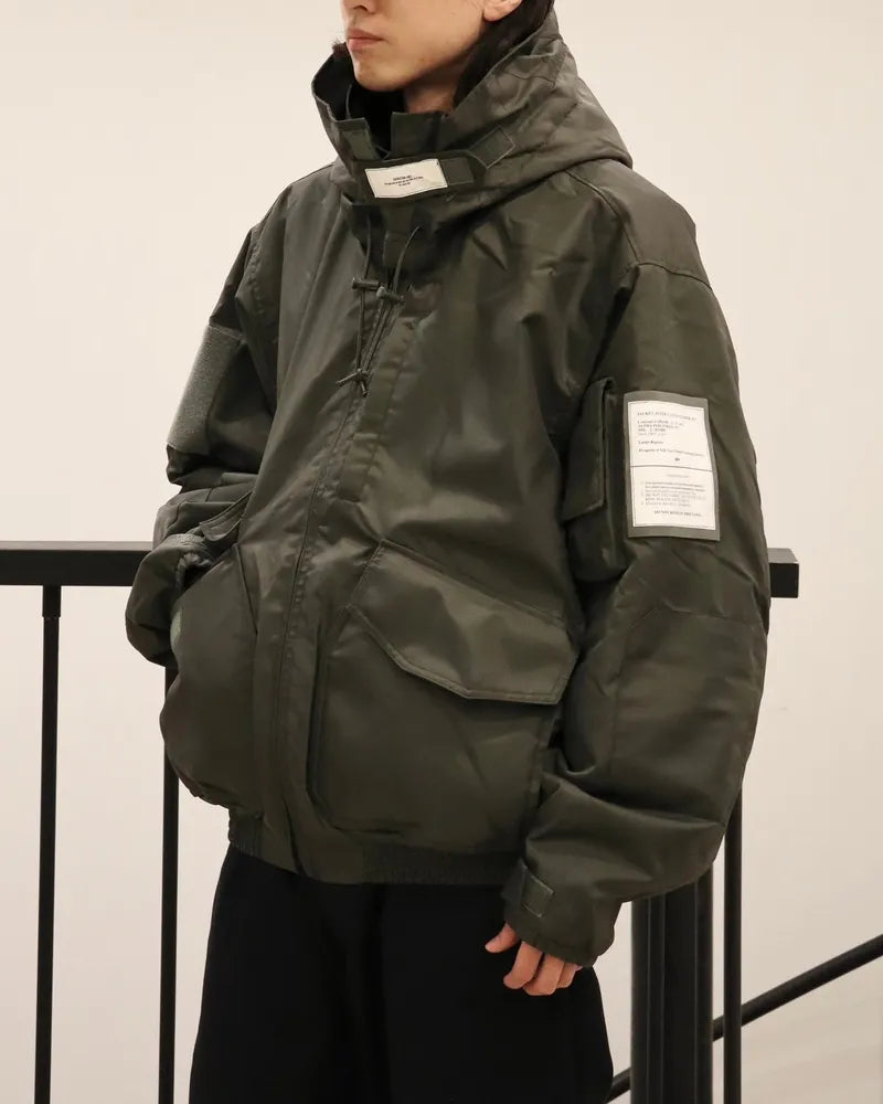 N.HOOLYWOOD TEST PRODUCT EXCHANGE SERVICE  / × ALPHA INDUSTRIES  MILITARY BLOUSON (9242-BL07-013)