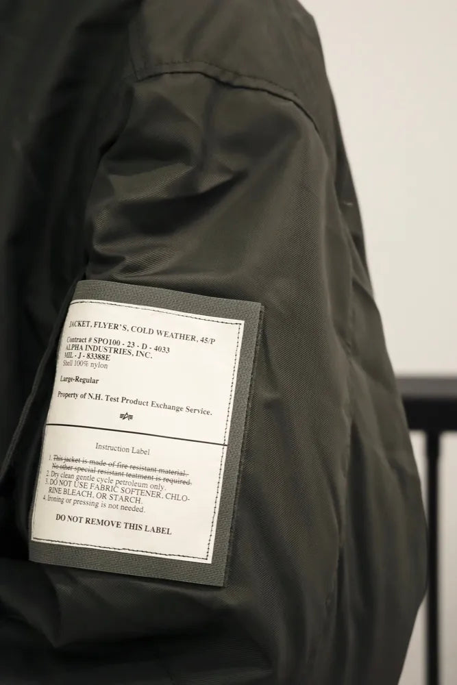 N.HOOLYWOOD TEST PRODUCT EXCHANGE SERVICE  / × ALPHA INDUSTRIES  MILITARY BLOUSON (9242-BL07-013)