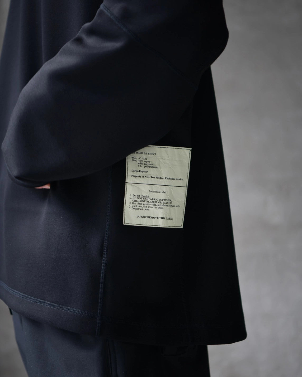 N.HOOLYWOOD TEST PRODUCT EXCHANGE SERVICE / PANELLED LONG SLEEVE T-SHIRT (9261-CS02-006)