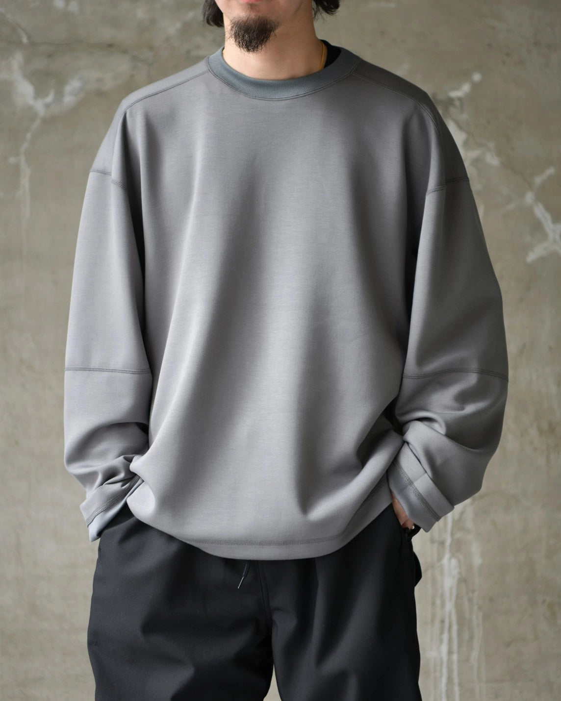 N.HOOLYWOOD TEST PRODUCT EXCHANGE SERVICE / PANELLED LONG SLEEVE T-SHIRT (9261-CS02-006)