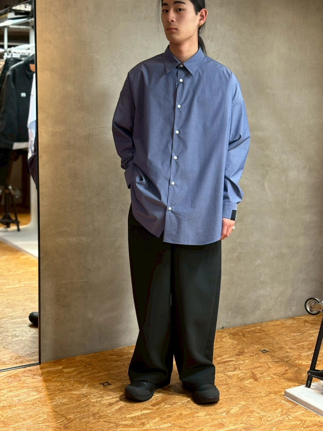 N.HOOLYWOOD COMPILE / PATCH POCKET WIDE TROUSERS (2261-PT23-008)