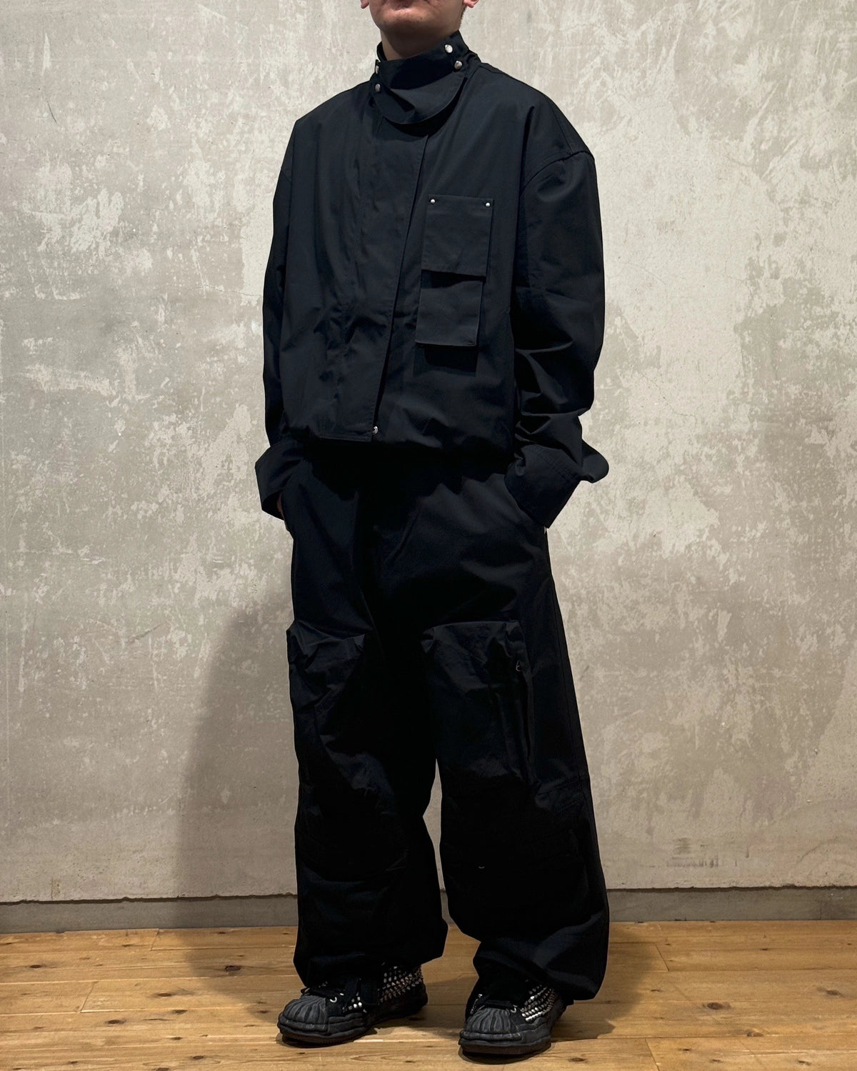 OAMC / Black Zipped Jacket (OA5SMJ01APT)